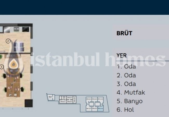 Квартиры с Современным Дизайном в Центре Стамбула, Картал 23