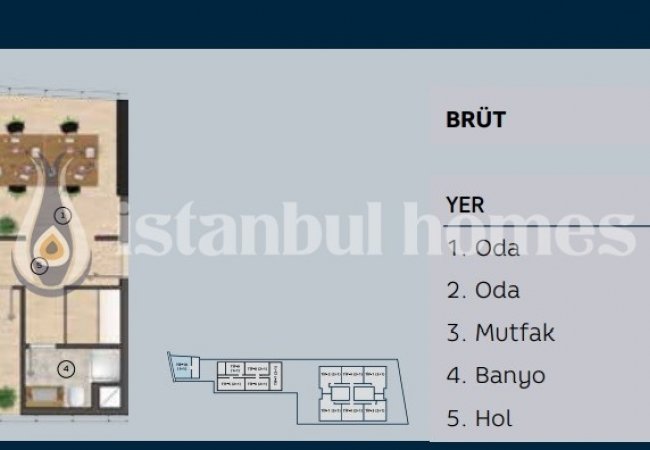 Квартиры с Современным Дизайном в Центре Стамбула, Картал 25