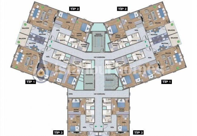 İstanbul Sancaktepe'de Güvenlikli Site İçinde Lüks Daireler 19