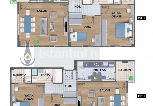 İstanbul Sancaktepe'de Güvenlikli Site İçinde Lüks Daireler 20