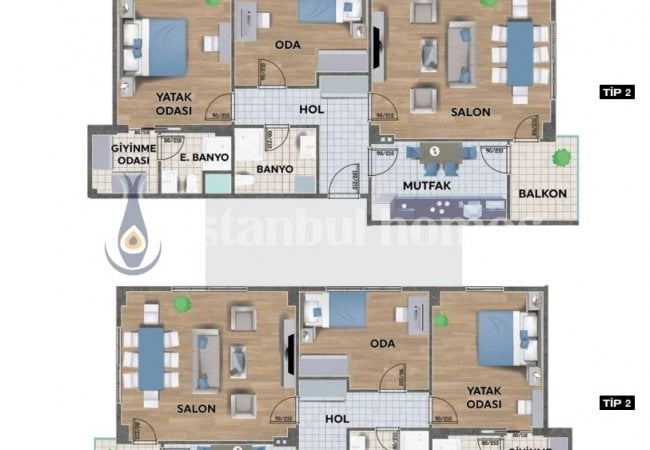 İstanbul Sancaktepe'de Güvenlikli Site İçinde Lüks Daireler 23