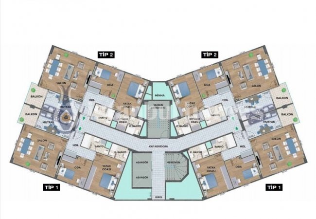İstanbul Sancaktepe'de Güvenlikli Site İçinde Lüks Daireler 18