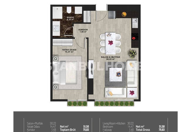 卡迪科伊(kadikoy) 带全景泳池的综合设施的物业 42