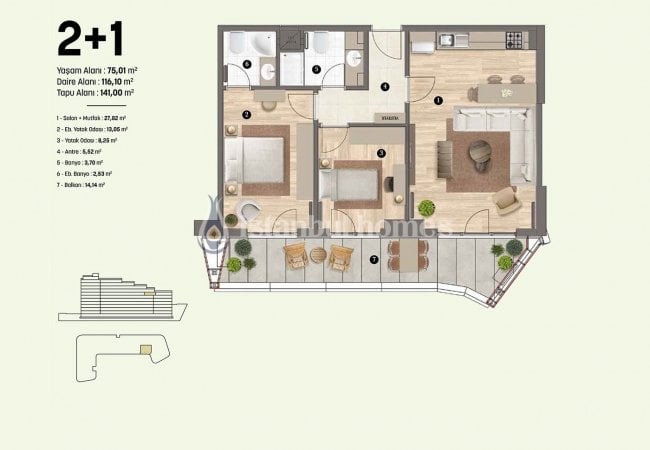Appartements Neufs Pendik Avec Opportunité D'investissement 33