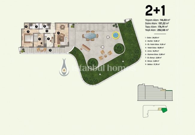 Appartements Neufs Pendik Avec Opportunité D'investissement 34