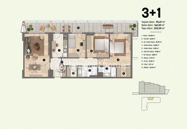 Appartements Neufs Pendik Avec Opportunité D'investissement 36