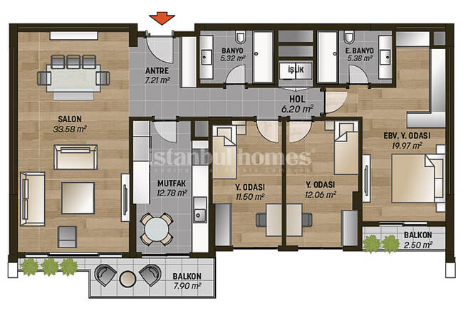 Modernly Designed Real Estate in an Elite Complex in Beykoz 40