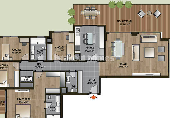 Modernly Designed Real Estate in an Elite Complex in Beykoz 29