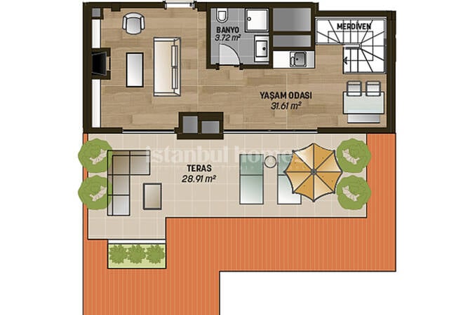 Modernly Designed Real Estate in an Elite Complex in Beykoz 34