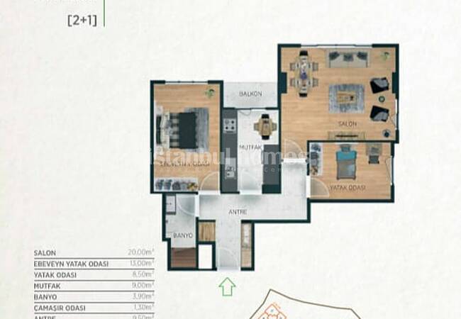 Appartements Eyupsultan À Distance De Marche Des Commodités 23