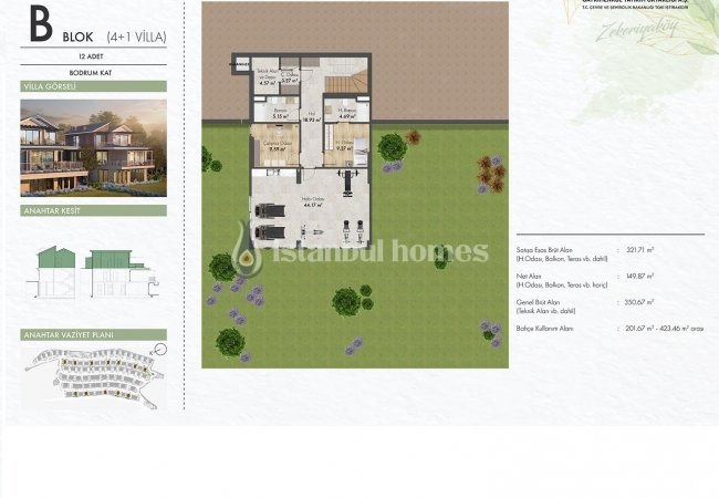 Zekeriyaköy'de Site İçinde Zengin Olanaklı Lüks Villalar 23