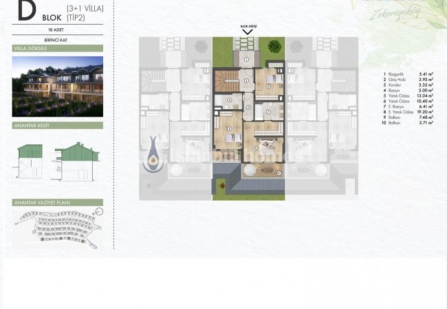 Zekeriyaköy'de Site İçinde Zengin Olanaklı Lüks Villalar 22