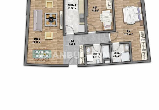 فروش آپارتمان با قیمت مناسب در بیلیکدوزو 24