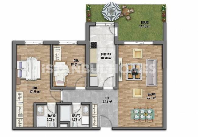 فروش آپارتمان با قیمت مناسب در بیلیکدوزو 28