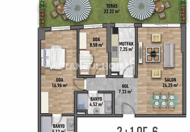 فروش آپارتمان با قیمت مناسب در بیلیکدوزو 31