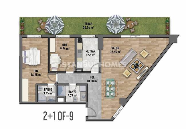 فروش آپارتمان با قیمت مناسب در بیلیکدوزو 33