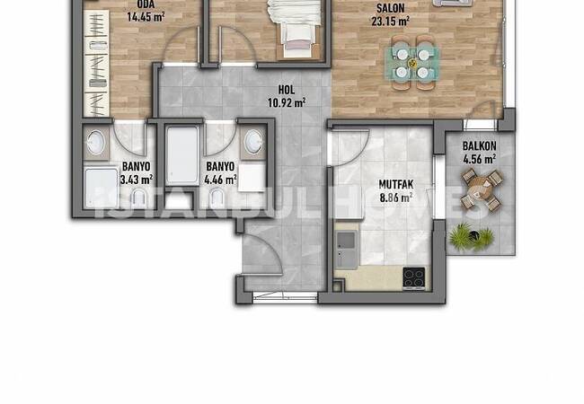 فروش آپارتمان با قیمت مناسب در بیلیکدوزو 34