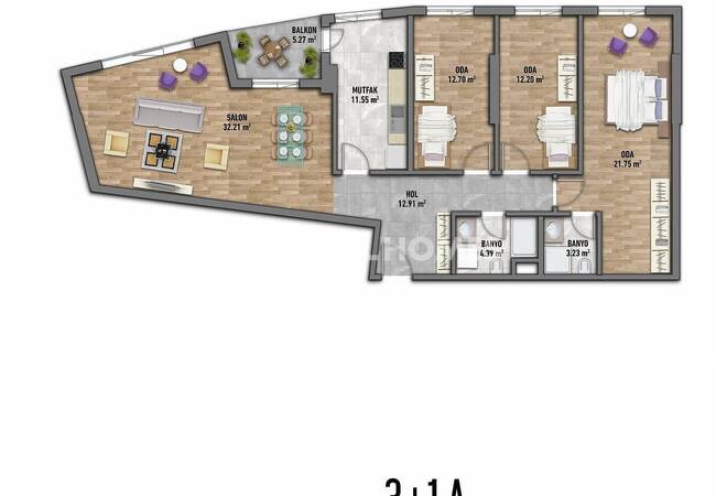 فروش آپارتمان با قیمت مناسب در بیلیکدوزو 35