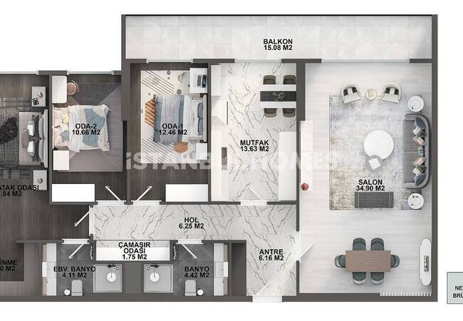 库库切克梅斯( Kucukcekmece) 顶级品质新建公寓 46