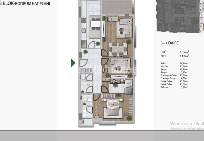آپارتمان های نوساز و جدید، نزدیک به خط ساحلی در بیلیکدوزو 21