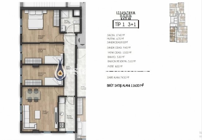 آپارتمان های با چشم انداز شهر با قیمت مناسب در کاییت هانه 13