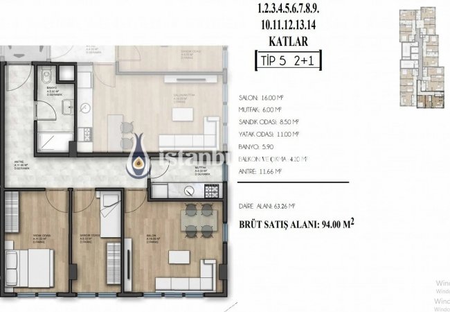 آپارتمان های با چشم انداز شهر با قیمت مناسب در کاییت هانه 14
