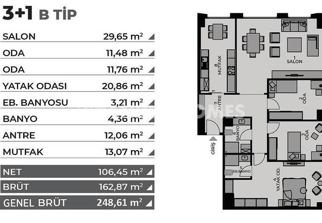 Flats in a Complex with Rich Social Amenities in Kadikoy 26