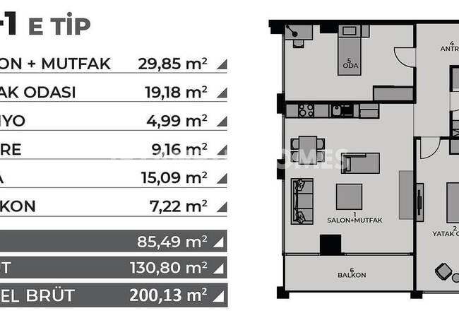 Flats in a Complex with Rich Social Amenities in Kadikoy 30