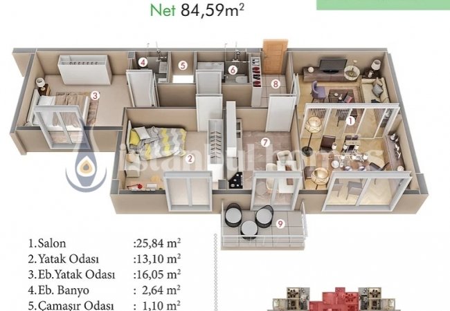Appartements Adaptés Aux Familles À Istanbul Basaksehir 27