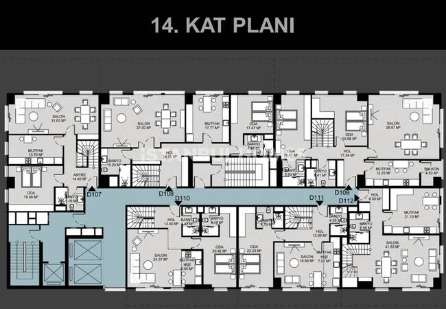 Luxe-wohnungen Leicht Zugänglich Zu U-bahn In Istanbul Atasehir 22