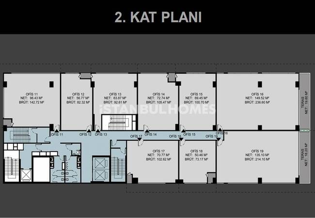 İstanbul Ataşehir'de Merkezi Konumda Lüks Ofis ve Dükkanlar 18