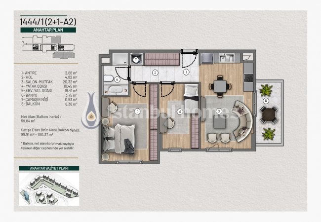 Новые Квартиры в Элитном Комплексе в Районе Башакшехир 5