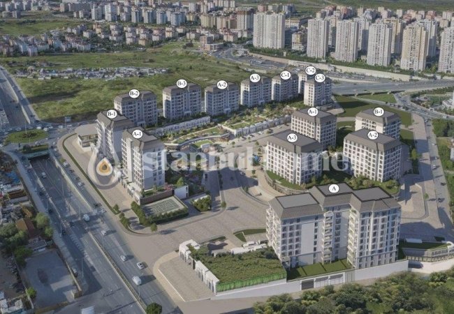 Новые Квартиры в Элитном Комплексе в Районе Башакшехир 3