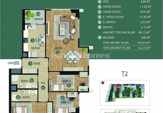 Neue Meerblick-wohnung In Einem Luxuskomplex In Kartal 28