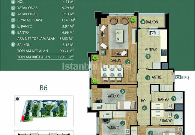 Neue Meerblick-wohnung In Einem Luxuskomplex In Kartal 29