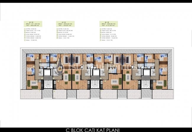 آپارتمان های شیک نزدیک به اسکله بیلیکدوزو در استانبول 39