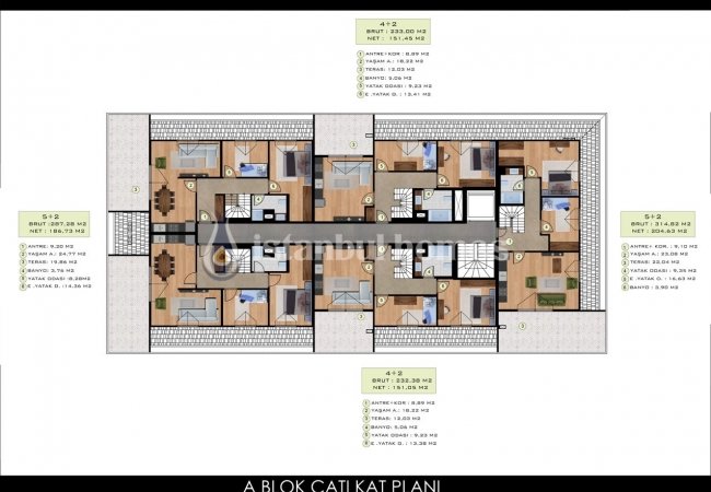 آپارتمان های شیک نزدیک به اسکله بیلیکدوزو در استانبول 30