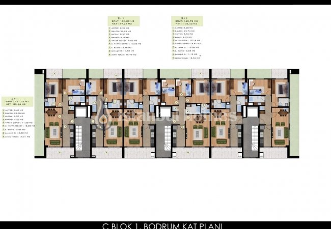 آپارتمان های شیک نزدیک به اسکله بیلیکدوزو در استانبول 36