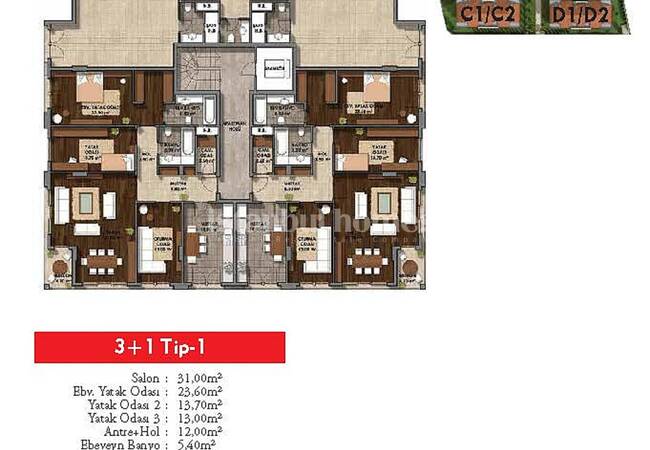 Spacieux Immobiliers Concept Familial À Vendre À Istanbul 32