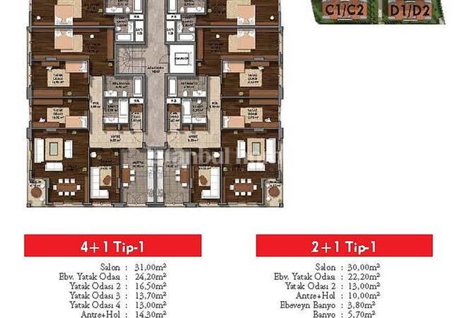 Spacieux Immobiliers Concept Familial À Vendre À Istanbul 33