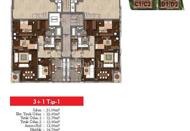 Spacieux Immobiliers Concept Familial À Vendre À Istanbul 38