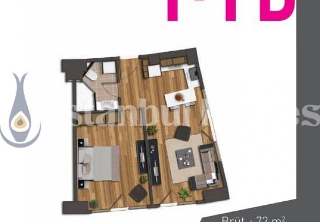 Kartal'da Deniz ve Adalar Manzaralı Site İçinde Daireler 18