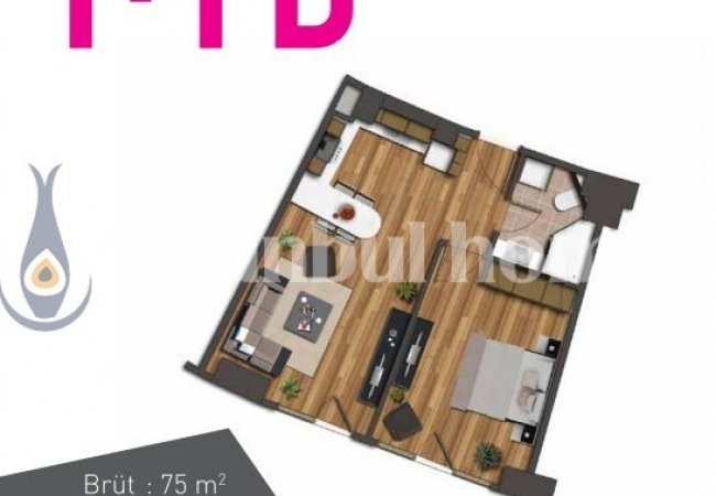 Kartal'da Deniz ve Adalar Manzaralı Site İçinde Daireler 19