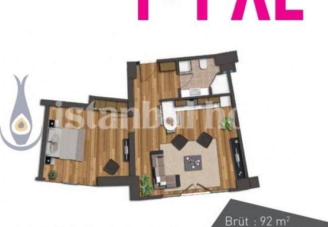 Kartal'da Deniz ve Adalar Manzaralı Site İçinde Daireler 22