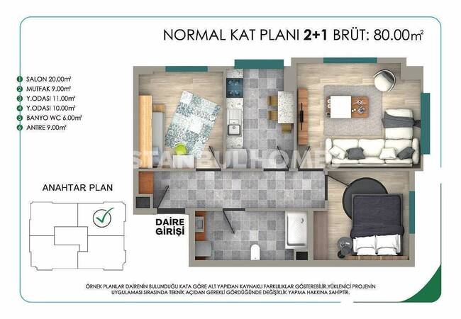 Zentral Gelegene Investment Wohnungen In Avcilar Istanbul 26