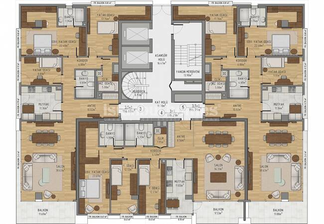 Appartements Spacieux Vue Bosphore À Cengelkoy Uskudar. 17