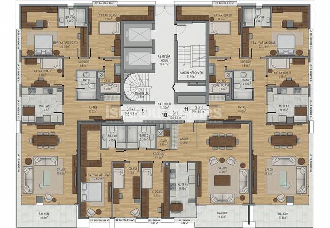 Appartements Spacieux Vue Bosphore À Cengelkoy Uskudar. 19