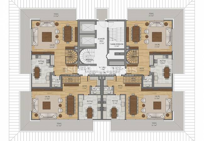 Appartements Spacieux Vue Bosphore À Cengelkoy Uskudar. 21