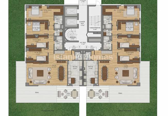 Appartements Spacieux Vue Bosphore À Cengelkoy Uskudar. 16