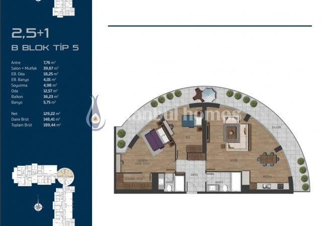 Kartal’da Metroya Yakın Site İçinde Deniz Manzaralı Gayrimenkuller 34